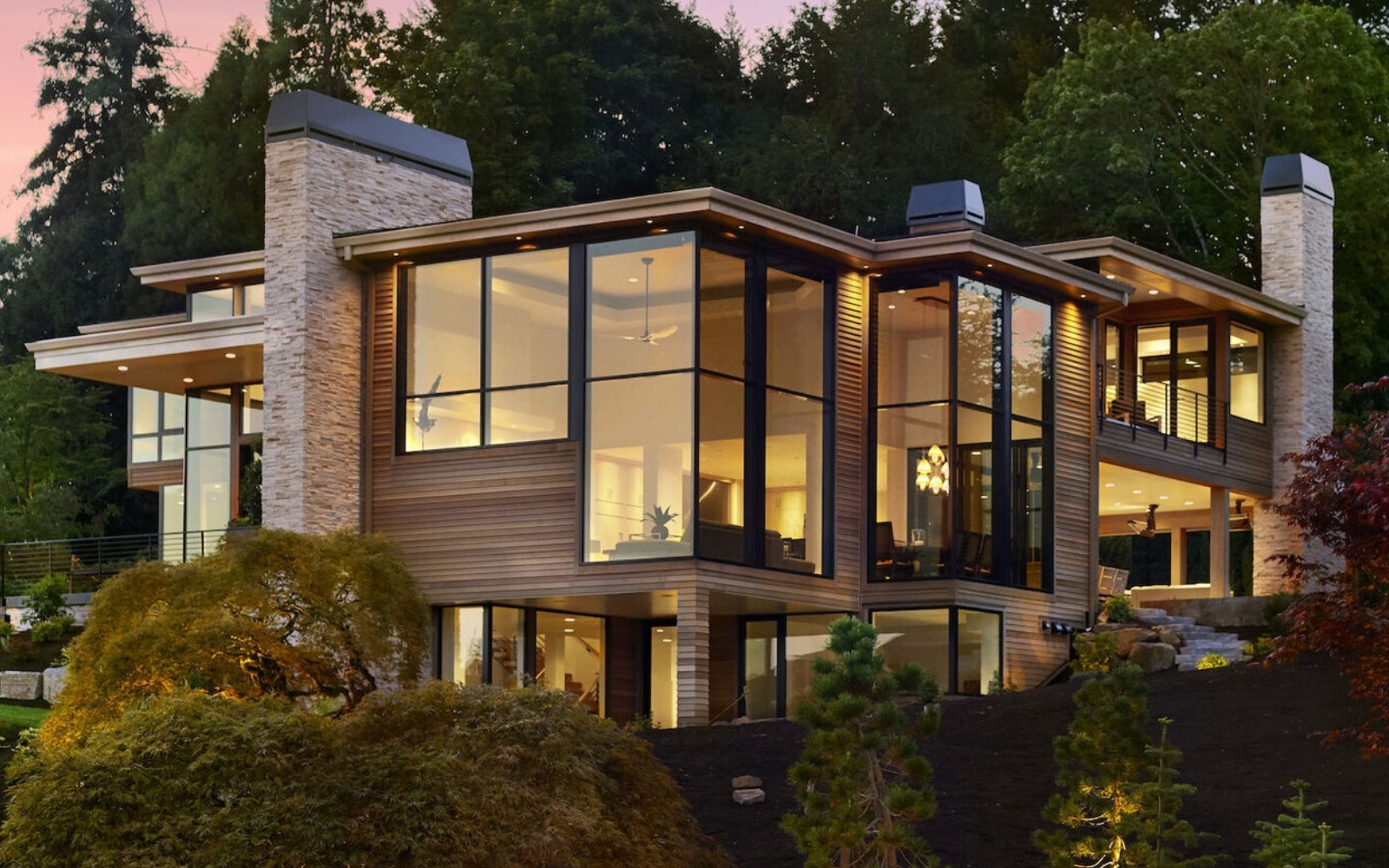 1 Lakeside House featuring Reynaers aluminum systems by Open Windows